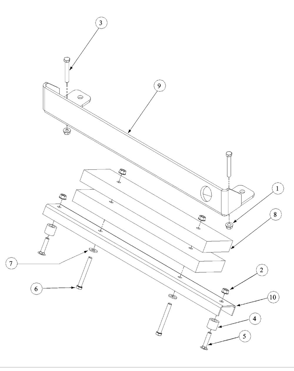 Rear Bumper Diagram and Parts List for M60-KW 53AB5DBX150-23-HP Cub Cadet Lawn Tractor